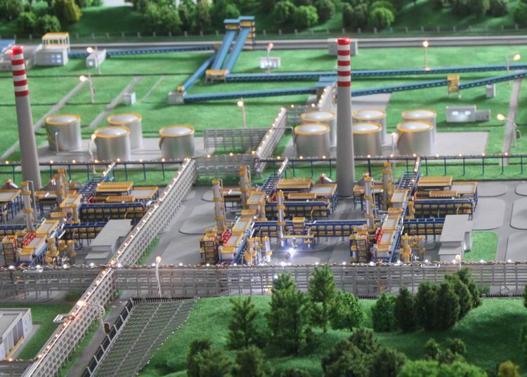 曲阳县石化区模型